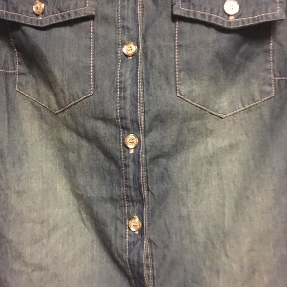 Nella Fantasia denim button down shirt - Picture 6 of 8